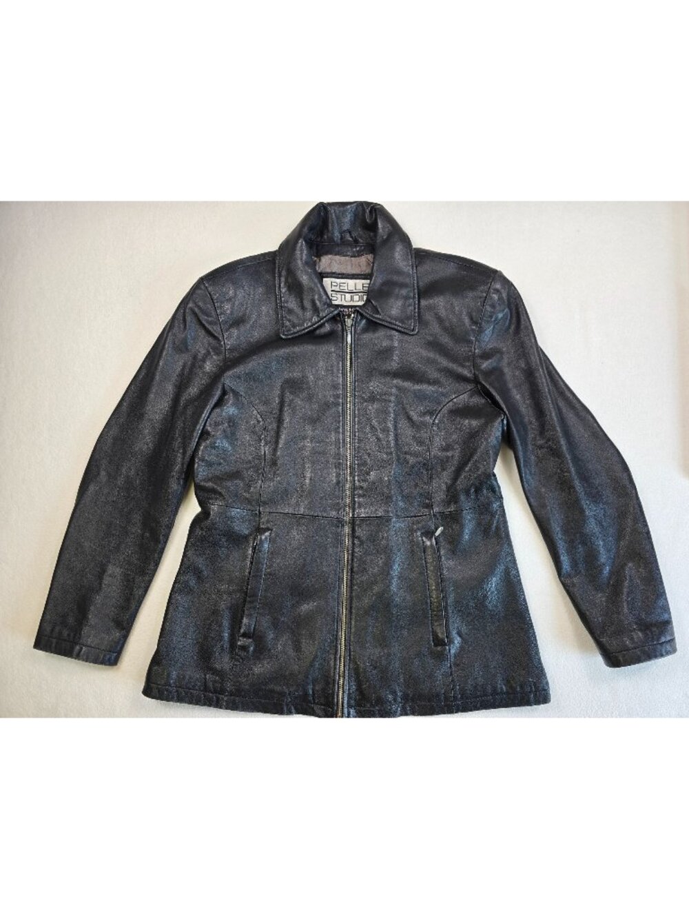 Pelle Studio Wilsons Medium Black Leather Jacket With Thinsulate Womens